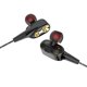 thumbnail image 5 of Auricures Deportivos Macarena Intrauditivos Doble Dinámico HiFi Con Micrófono Negro + dorado, 5 of 8