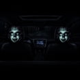 thumbnail image 2 of 2PCs Ghost Face Headrest Covers, Halloween Car Accessories, Scary Face Printing Auto Seat Universal Elastic Models Headrest Protector (A), 2 of 6
