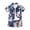 Dark Blue, variant on Povozer Boys Summer Clothes Short Sleeve Shirt and Shorts Sets(Dark Blue,4-5Y)
