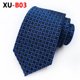 thumbnail image 1 of Corbata de hombre de tela teñida con hilo de poliéster, ropa de negocios, corbata a juego, 1 of 6