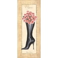 thumbnail image 2 of Laliberte, Andrea 10x18 Black Ornate Wood Framed with Double Matting Museum Art Print Titled - Fashion Bouquet II, 2 of 4