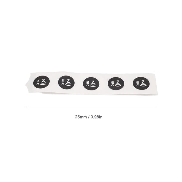 Etiqueta NFC,Tarjetas NFC De Redondas,Tarjetas NFC 215 15PC NFC Tags 504 Bytes De Memoria Etiquetas NTAG215 Compatibles Con Todos Los Teléfonos Y Dispositivos Habilitados Para NFC(25 Mm