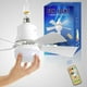 thumbnail image 3 of Socket Fan Light with Remote, Ceiling Fan with 3Speeds, Dimmable LED, E27 Base, Cordless Light Socket Fan Easy to Use, 3 of 5