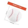 thumbnail image 4 of UPOUART Throw Pillows Plush Baseball Pillow White 1Pcs Comfort for Baseball Fans, 4 of 8