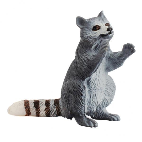 2x Modelo de s estatuils animal de plástica Zulema Estatuilla de animales en miniatura