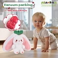 thumbnail image 4 of Peluche MIAODAM Strawberry Bunny de 18 cm para bebés y niños, 4 of 7