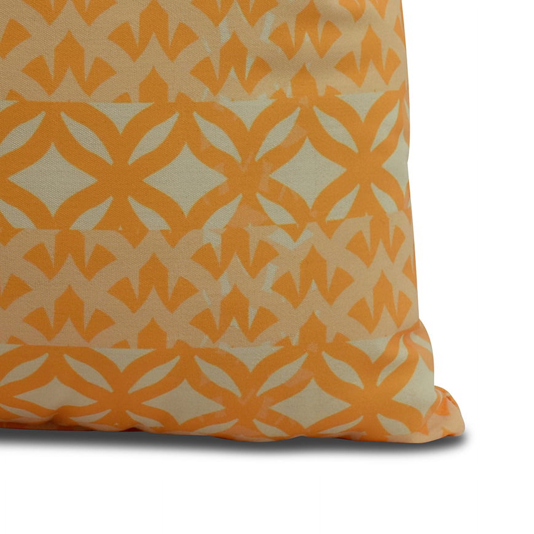 Simply Daisy, 20 x 20 inch, Greeko Simple, Geometric Print Pillow, Yellow