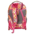 thumbnail image 6 of J World Girls Sundance 20" Rolling Backpack With Laptop Sleeve For School And Travel, Pink Paisley, 6 of 10