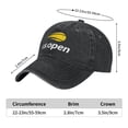 thumbnail image 3 of Us Open Flaming Tennis Ball Logo Cowboy Hat Baseball Hat Trucker Hat For Men Women Retro Denim Hats Baseball Cap Dad Hat, 3 of 5