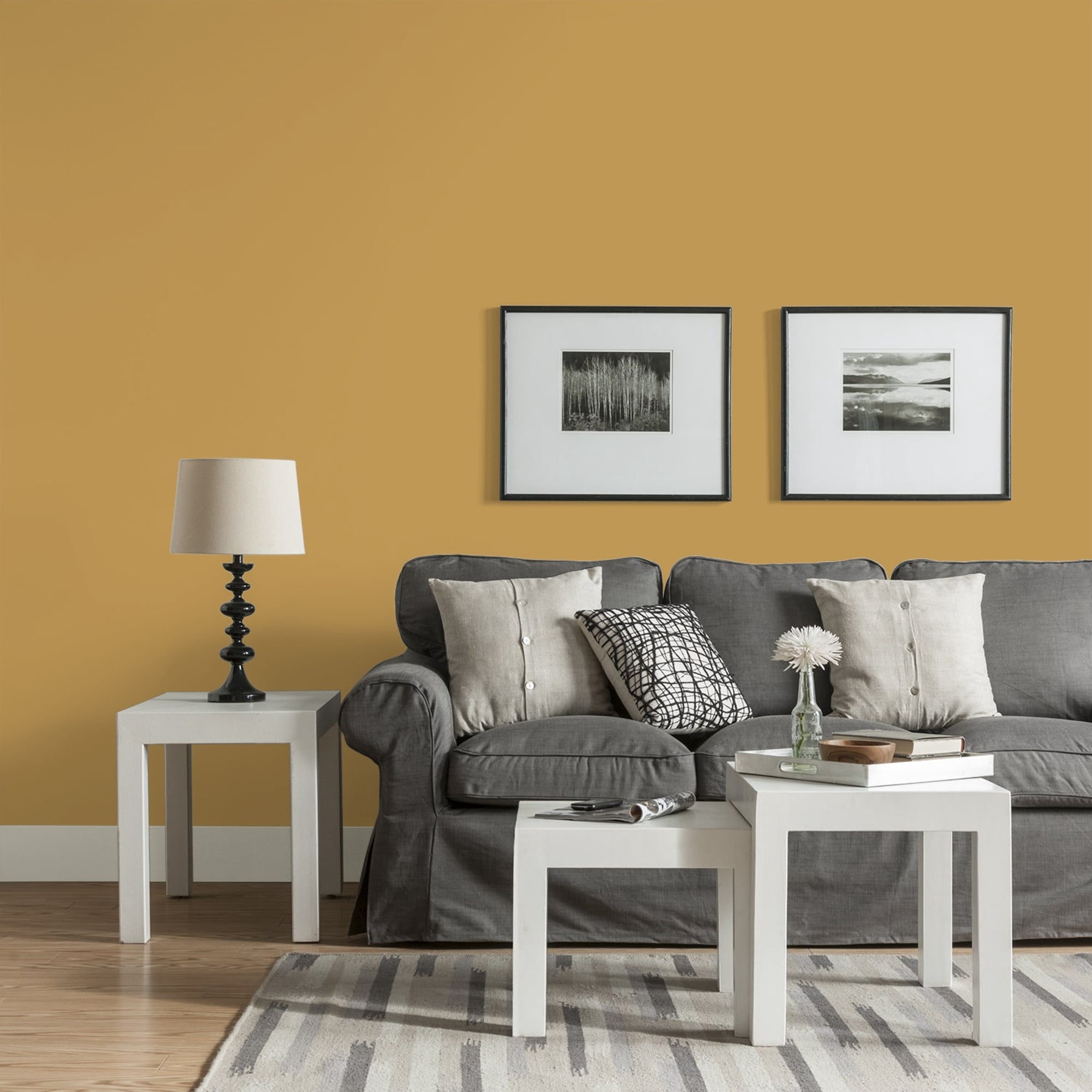Glidden HEP Amaretto Sours / Yellow, Eggshell Interior Paint with Primer, 1 Quart