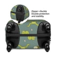 thumbnail image 4 of Lsque Cute Yoga Frogs Printed Luggage Cover, Travel Luggage Protector,Scratch and Dirt Resistant, Fits 18-32 Inch Luggage - Small, 4 of 9