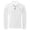 White, variant on Mfakffe Men Knit Long Sleeve Polo Shirts Solid Collared Button Placket Daily Tops Soft Breathable Spring Fall Casual Layering Apparel
