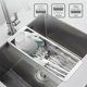 thumbnail image 5 of Over the Sink Colander Strainer Basket Stainless Steel, 5 of 5