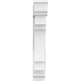 thumbnail image 2 of 3"W x 16"D x 22"H Standard Merced Architectural Grade PVC Bracket with Traditional Ends, 2 of 11