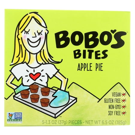 Bobo s Oat Bars - Apple Pie - Gluten Free - Case Of 6 - 1.3 Oz.