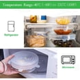 thumbnail image 3 of Tapas de Silicona Elásticas Reutilizables, 12 Piezas (6 Redondas y 6 Cuadradas) Tapas Silicona Ajustables Cocina, para Lavavajillas, Microondas, Horno o Refrigerador, 3 of 4