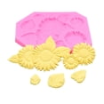 thumbnail image 3 of Gibobby Girasol decoración Fondant silicona boda molde glaseado pastel molde pastel molde(Rosa), 3 of 5