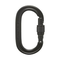 Black Diamond BKD BD2101580002ALL1 Hotforge Straight Gate Carabiner for Big Wall Ice Sport & Trad Climbing, Black