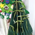 thumbnail image 3 of Advancent 24 pack/lote lazos navideños de terciopelo suave para puerta de árbol y guirnalda 24 Uds lazos navideños de terciopelo regalos Kits de decoración para fiestas caqui, 3 of 6