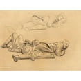 thumbnail image 2 of John Singer Sargent 24x19 Black Ornate Framed Double Matted Museum Art Print Titled: Studies for ‘Gassed’ II (1918-1919), 2 of 5