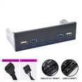 thumbnail image 4 of Panel Frontal USB 3.0 para Escritorio Bahía de Unidad de CD-ROM de 5,25 Pulgadas USB3.0/3.2 19 Pines USB2.0 de 9 Pines A 2 X USB Tipo C+2 X USB3.0+2xUSB2.0, 4 of 5
