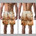 thumbnail image 3 of luoweisi Men's Beach Shorts Quick Dry Swim Trunks with Mesh Lining Kangaroo L, 3 of 5