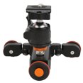 thumbnail image 4 of Motorized Camera Video Dolly  L4X Electric Autodolly Track Slider Rechargeable 3 Speed  3 Wheels  Camera Video Auto Dolly With Ball Head For Camera Black, 4 of 8