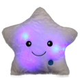thumbnail image 1 of Creative Twinkle Glowing Stars Shape Plush Throw Pillow, LED Night Light Pillow Cojines Juguetes de peluche Regalos para niños, White Sincero Hogar, 1 of 5