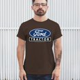 thumbnail image 4 of Ford Tractor Logo Blue T-shirt Vintage Farm Rustic Classic Brand Heritage Retro Life Agricultural Field Men's Tee, 4 of 7