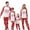 Red, variant on Yievot 2 Piece Family Christmas Pajamas Matching Sets PJ's Sleepwear Christmas Trees Printed Shirts and Plaid Pants Festival Party Sleepwear