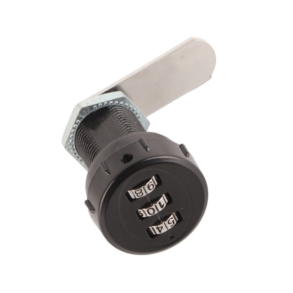 Cerradour de Código de Combinación de 3 Dígitos de Aleacio de Zinc para Gabinete, Fácil Instalación, Ideal para Casilleros Escolares, Cajas de Herramientas y