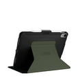 thumbnail image 2 of UAG iPad 11" A16 11th Gen 2025, 10.9" 10th Gen 2022 Case A3354 A3355 A2696 - Rugged Slim Protective Folio Cover with Pencil Holder, Scout Folio Black/Olive, 2 of 8