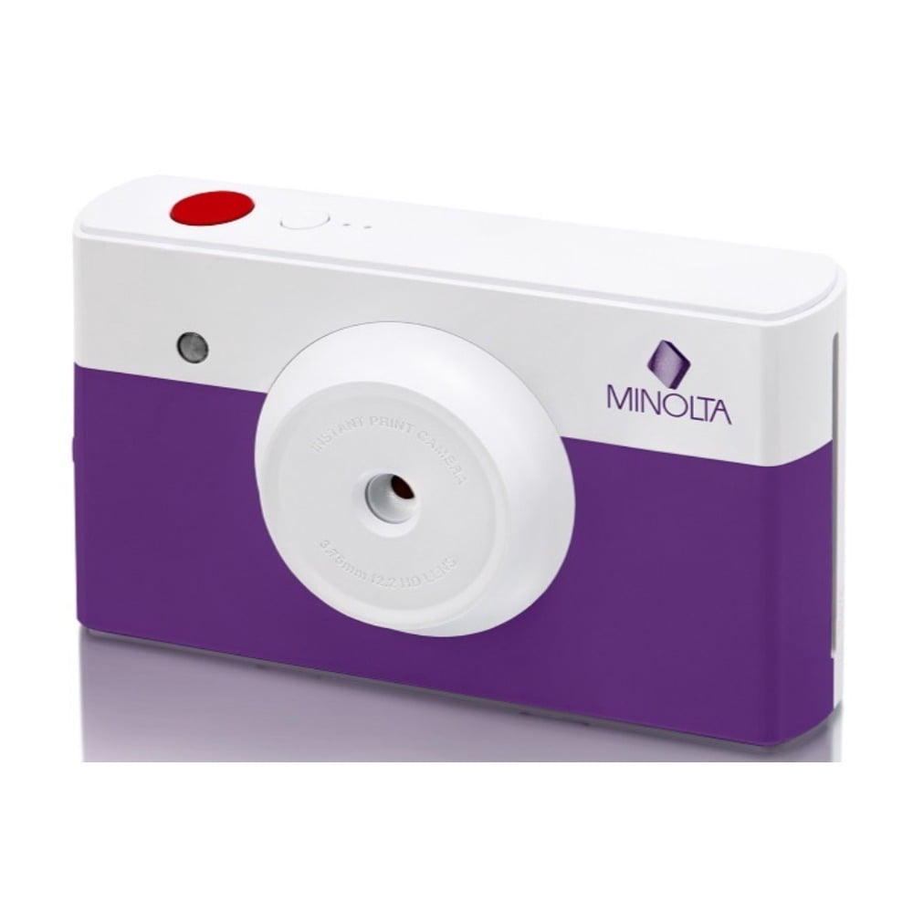 Minolta MNCP10-PP Instapix Instant Print Camera - Purple