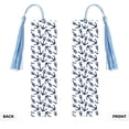thumbnail image 2 of Kdxio Navy Blue Anchors Print Metal Tassel Bookmarks,Perfect Gift for Art Lovers and Bookworms Metal Bookmarks for Women, 2 of 8