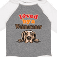 thumbnail image 4 of Inktastic Weimaraner Dog Gifts Boys or Girls Long Sleeve Baby Bodysuit, 4 of 5