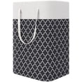thumbnail image 2 of Casewin Laundry Baskets, Laundry Hamper with Long Handles, Collapsible Waterproof Clothes Hamper, Durable Tall Laundry Bin, Clothes Hamper for Bedroom, Bathroom, Dorm, Toys, Black, 2 of 7