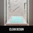 thumbnail image 3 of GORILLA GRIP Patented Shower and Bathtub Mat, 21x21, Square Bath Tub Stall Floor Mat, Green, 3 of 9