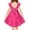 Hot Pink, variant on Arshiner Toddler Girl Summer Dress High Low Twirl Tiered Casual Boho Tie Back Sundress Pink Size 5