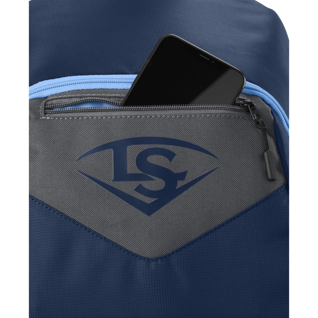 Louisville Slugger Genuine V2 Baseball/Softball Bat Bag - Holds up to 2 Bats, Navy