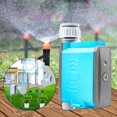thumbnail image 2 of Temporizador de riego automático de manguera IP67 para plantas en macetas, jardín interior y exterior , con de lluvia con canaleta de lluvia mayimx Temporizador de riego de manguera, 2 of 9