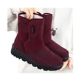 thumbnail image 3 of Women’s Winter Fleece-Lined Tall Snow Boots, Lightweight Warm Insulated Cotton-Padded Boots, Plus Sizes, 3 of 9