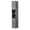 Gray, variant on IVV 2-Door Tall Bathroom Cabinet, Space-Saving Freestanding Narrow Home Organizer with Adjustable Shelves & Open Compartments, 11.77"L x 10.83"W x 66.89"H, White