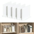 thumbnail image 2 of Closet Shelf Dividers Partition for Kitchen, Office, Pantry Easily Install White 5 Grid, 2 of 8