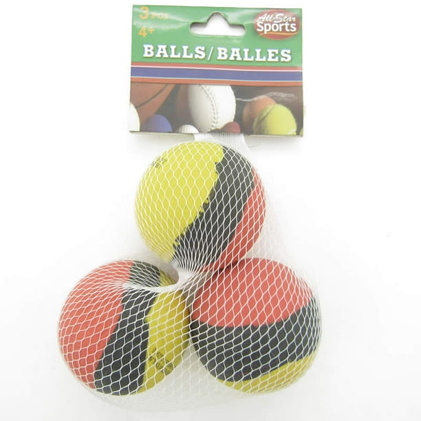 Hi Bounce 2 Inch Rubber Balls 3pk Assorted Colors