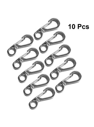 2 Pack Spring Backpack Clasps Climbing Carabiners EDC Keychain Camping  Bottle Hooks Tactical Survival Gear Camping Bottle Paracord Hooks