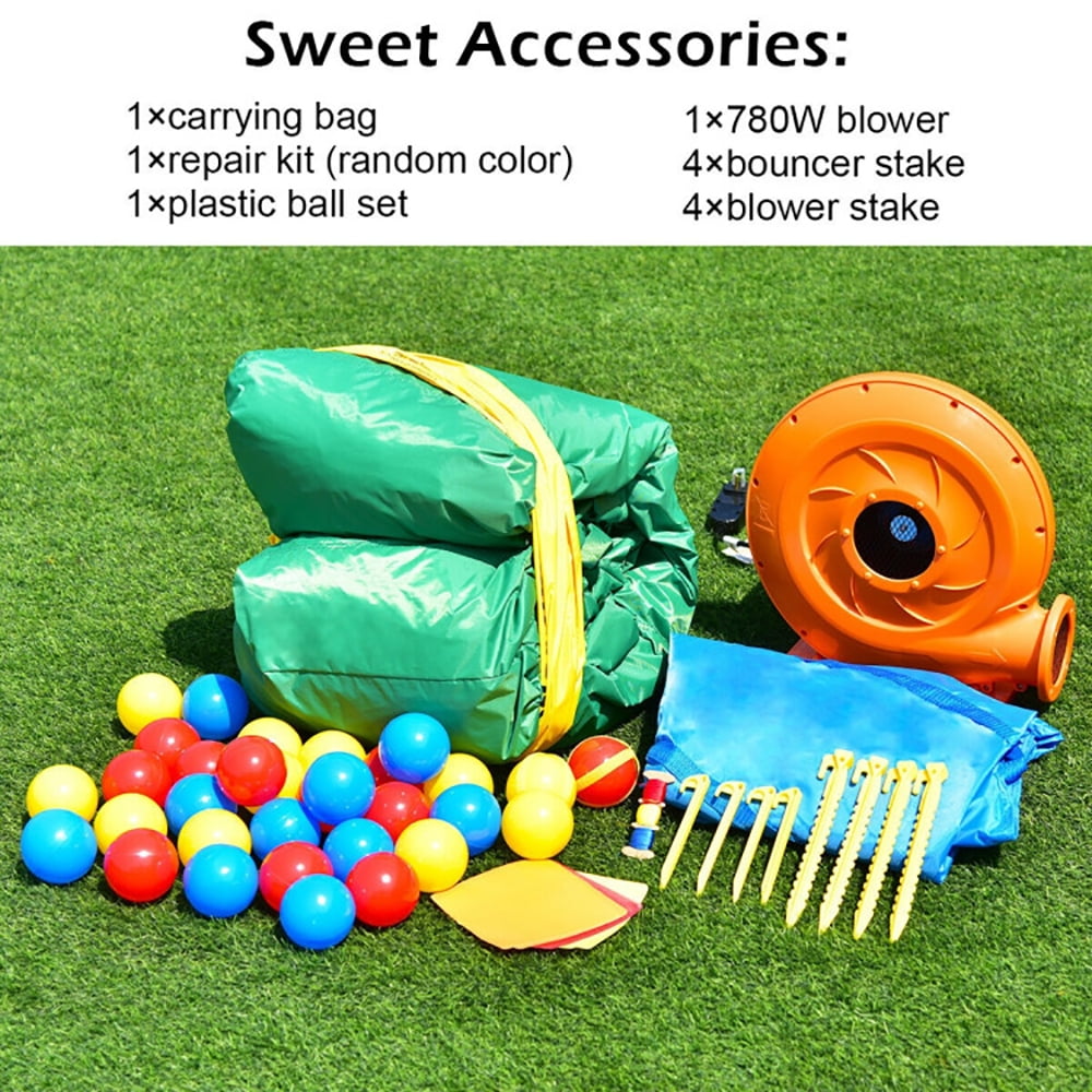 Aimee Lii 780W Blower Kids Inflatable Slide House Castle Jumper Bouncer, Kids Bounce House Aimee Lii 780W Blower Kids Inflatable Slide House Castle Jumper Bouncer, Kids Bounce House