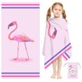 thumbnail image 3 of CSChome Towel Hidden Buckle Design Portable Kids Bath Towel Superfine Fiber Cartoon, 3 of 7