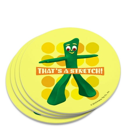 

Yoga Gumby That s a Stretch Novelty Coaster Set
