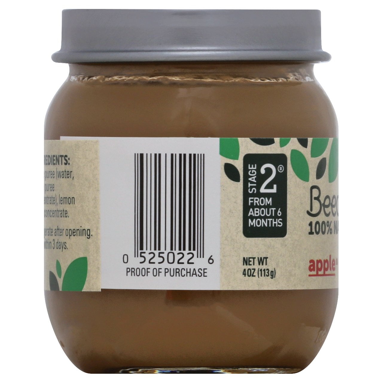 10 Jars BeechNut Baby Food Jar, Stage 2, Apples, 4 oz eBay