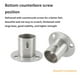 thumbnail image 5 of Eigraketly Soporte para barra de armario, poste para cortina de ducha, brida, tubo , soporte para armario para baño, balcón, jardín y hogar Herramientas y ferretería se levantó, 5 of 6